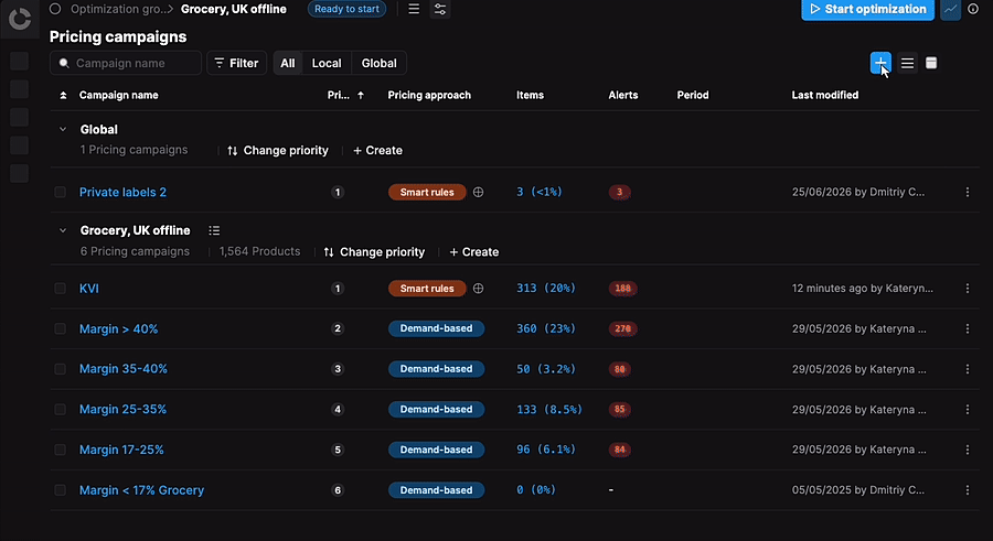 Pricing Platform