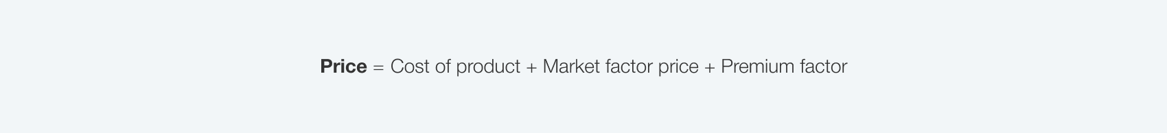 market-based-pricing-formula